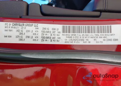 2014 Jeep Grand Cherokee Laredo z USA, uszkodzony, nr VIN 1C4RJFAG7EC372850